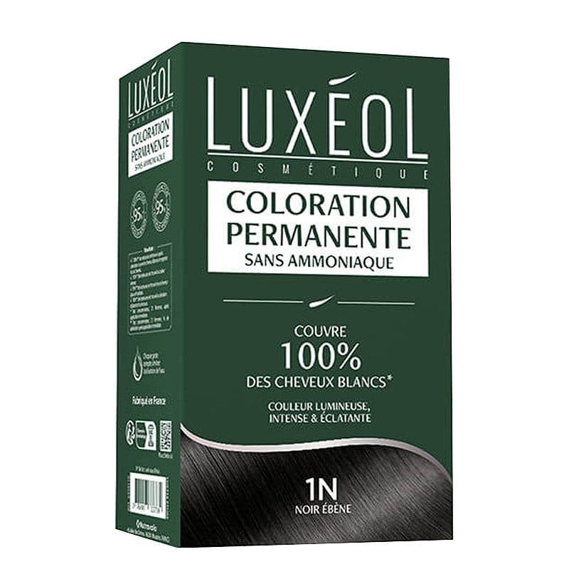 Трайна боя за коса без амоняк – Абаносово черно 1N, с масла и растителни екстракти, 1 опаковка