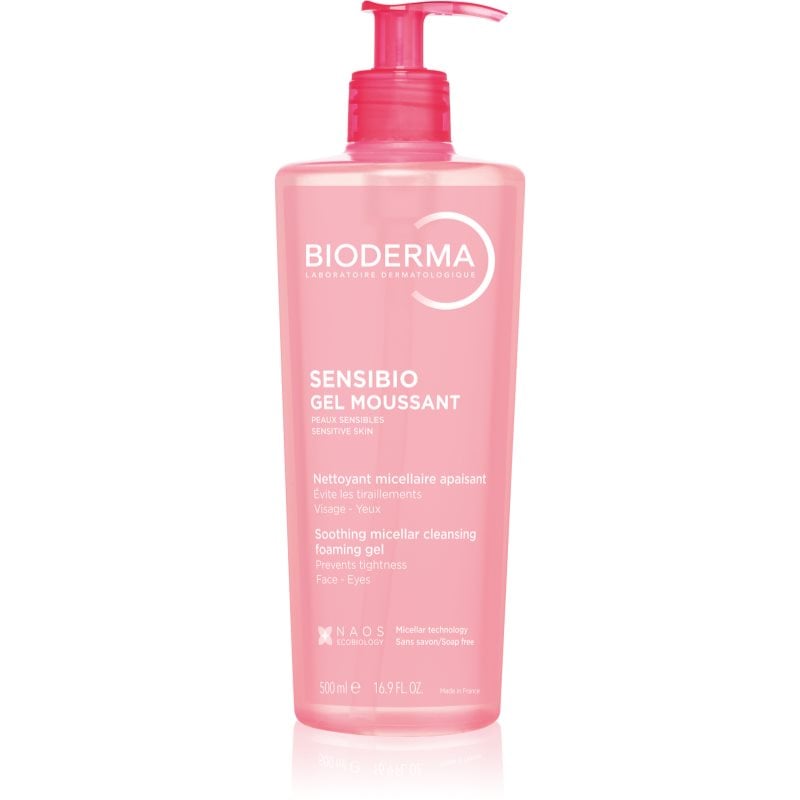 Bioderma Sensibio Gel Moussant нежен успокояващ и почистващ гел
