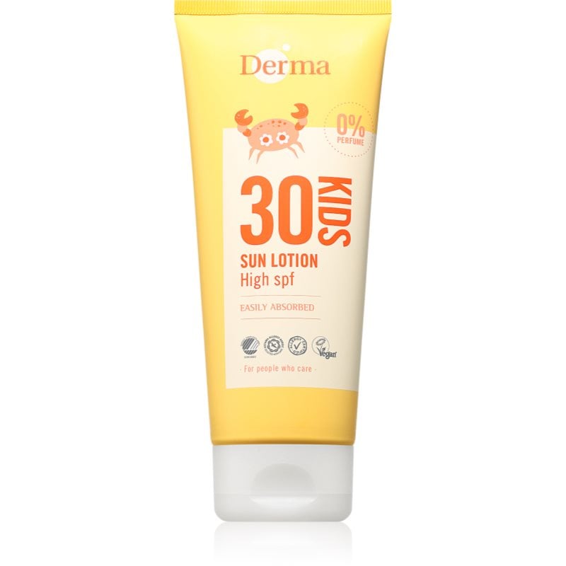 Derma Kids детско мляко за тен SPF 30