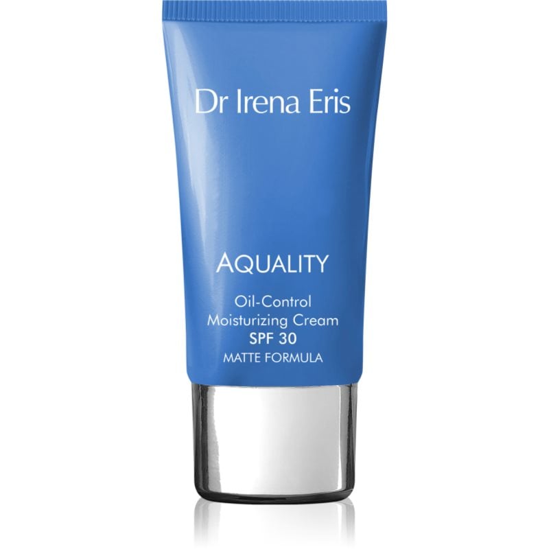 Dr Irena Eris Aquality Oil-Control Moisturizing Cream дълко хидратиращ крем в дълчина против бръчки SPF 30