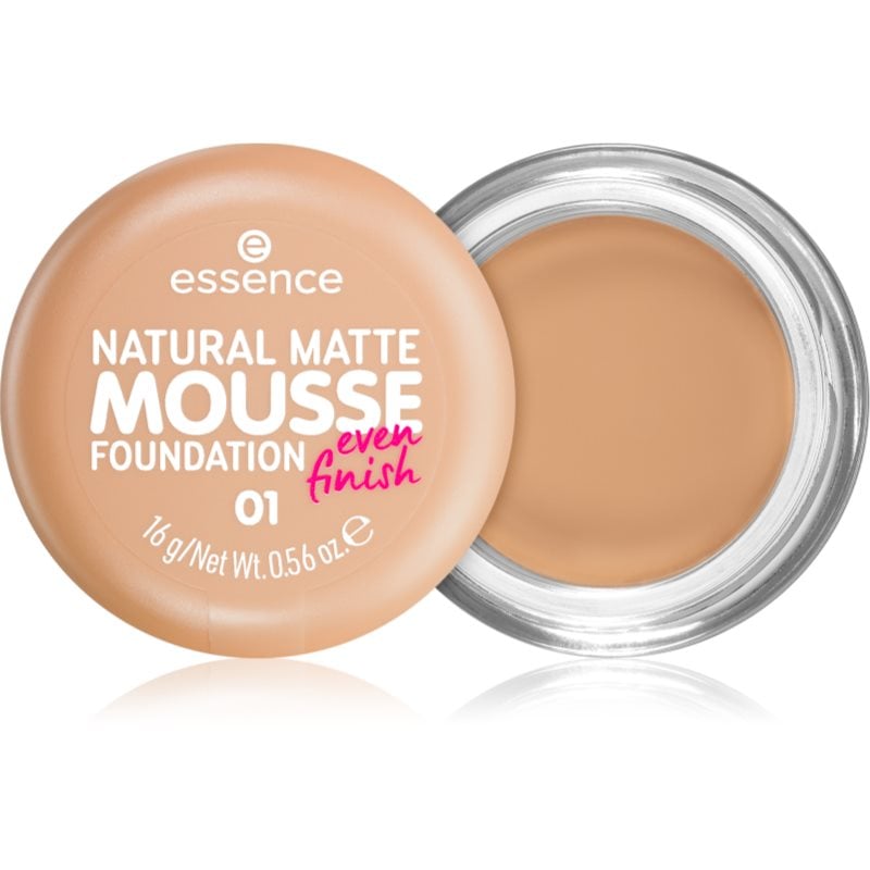 essence NATURAL MATTE MOUSSE грим -пяна
