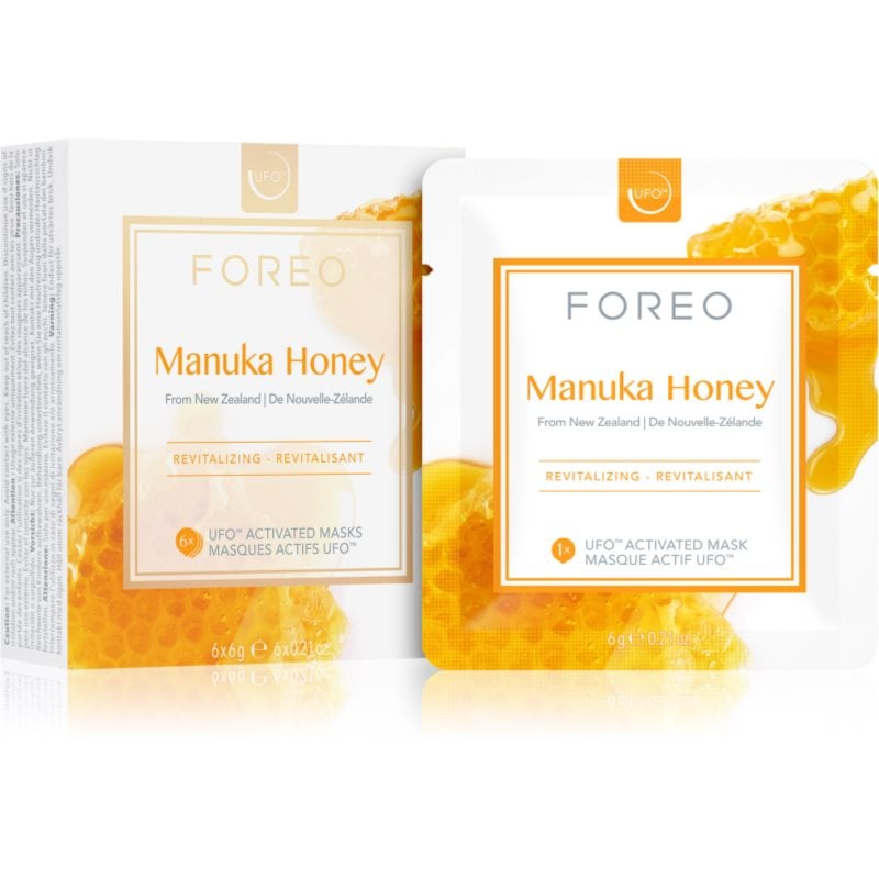 FOREO UFO™ Manuka Honey ревитализираща маска 6 x
