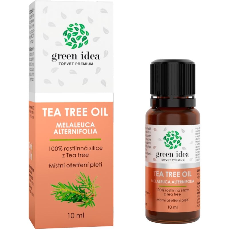 Green Idea Tea Tree Oil 100% есенциално масло за локално лечение