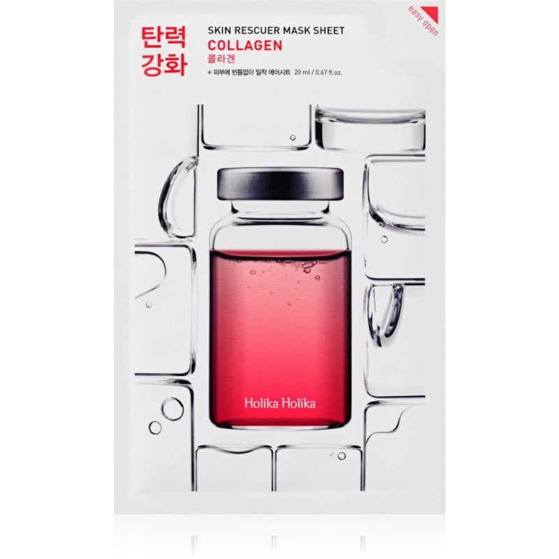 Holika Holika Skin Rescuer Collagen платнена маска със стягащ ефект с колаген