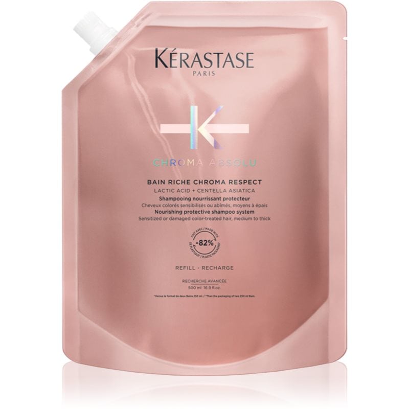 Kérastase Chroma Absolu Bain Riche Chroma Respect подхранващ шампоан за ядисана коса Refill