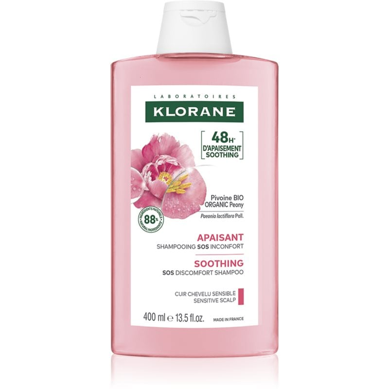 Klorane Peony Soothing Sensitive Hair Scalp Shampoo шампоан за чувствителна кожа на скалпа