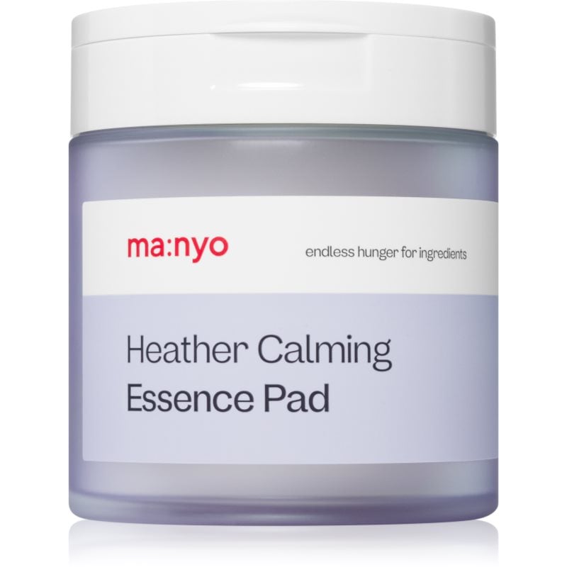 ma:nyo Heather Calming Essence Pad успокояващи възглавнички за чувствителна и суха кожа