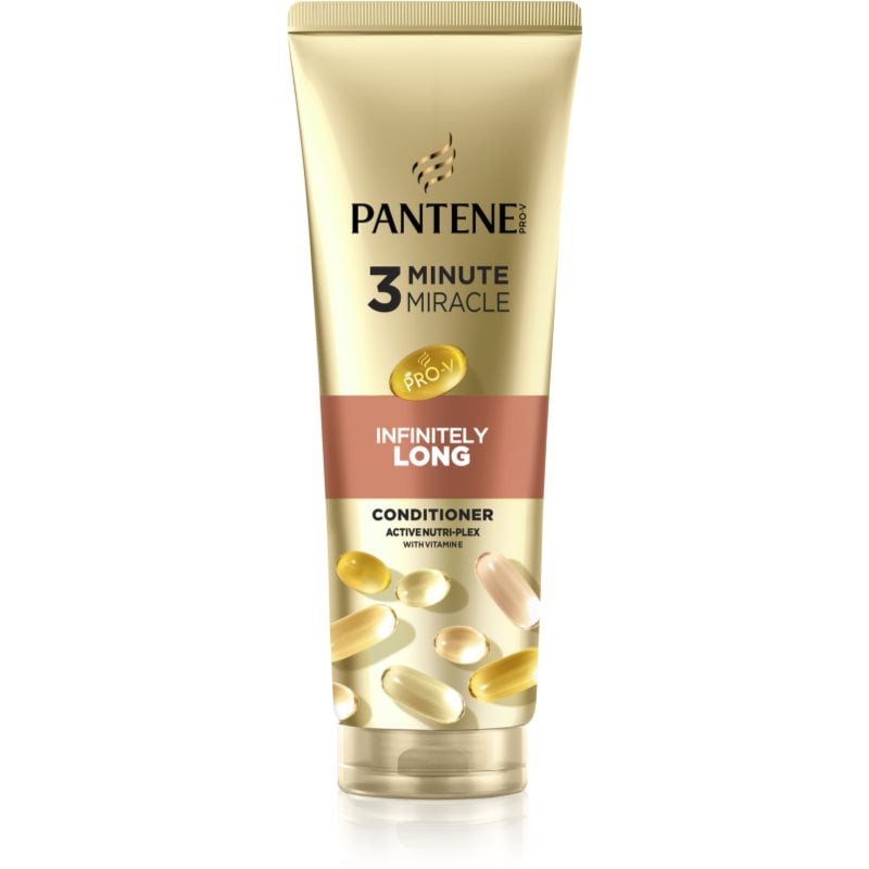 Pantene 3 Minute Miracle Infinitely Long регенериращ балсам за слаба и увредена коса
