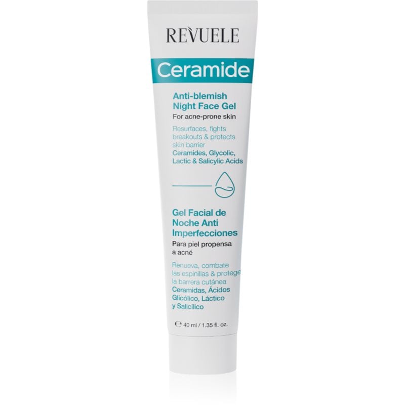 Revuele Ceramide Anti-Blemish Night Face Gel гел срещу несъвършенства за нощ