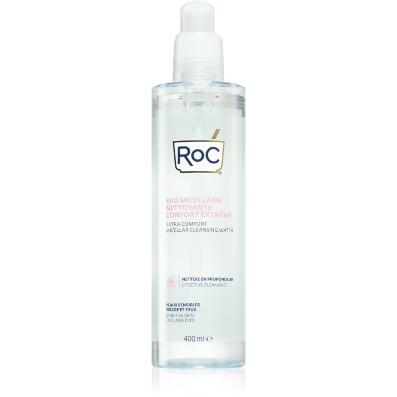 RoC Extra Comfort Micellar Cleansing Water успокояваща мицеларна вода за чувствителна кожа на лицето