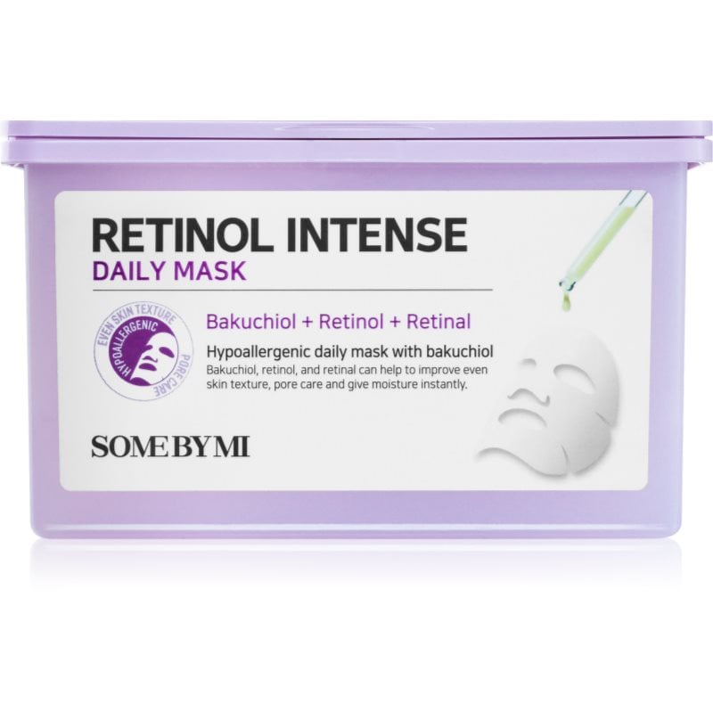 Some By Mi Retinol Intense Daily Mask противбръчкова платнена маска големи опаковки